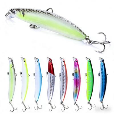 Submerged Minnow Lua Lure9cm9gHigh Simulation Lure Full Swimming Layer Bass Pike Specialized Freshwater Saltwater Universal Mode