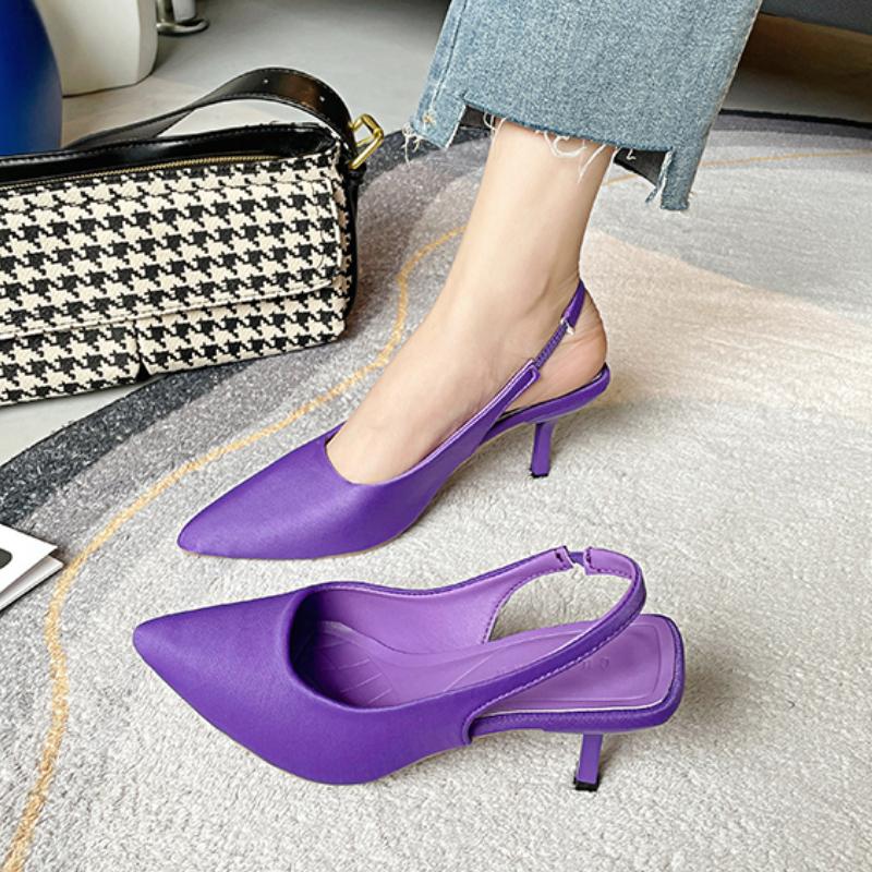 2024 Mood Uued Naiste Kontsadega Sandaalid Madala Suuga Mugavad Kingad Terava Ninaga Stiletto Kõrged Naiste Kingad