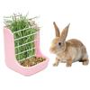Anti Scratching Rabbit Cage Bowl Fixable 2 in 1 Food Trough Fixed Hay Feeder Holder  Small Animal
