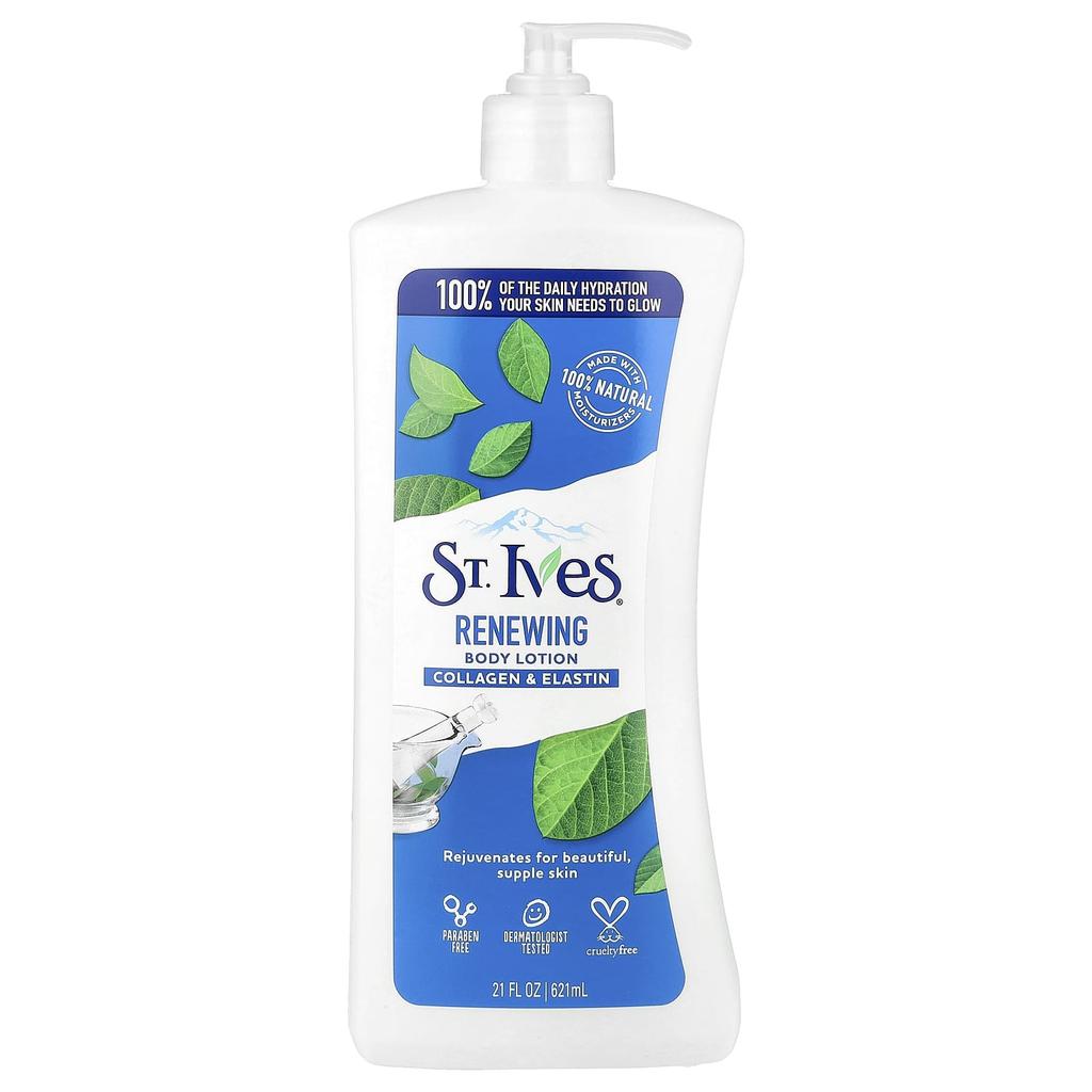 St. Ives Bodylotion, Fornyende, Kollagen & Elastin, 621 ml(21 fl oz)