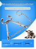 Cattle Nose Pliers with Chain - Stainless Steel Piercing and Restraining Device for Livestock