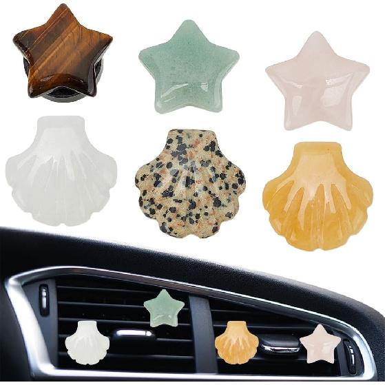 

PLIGREAT 2 Pcs Sea Turtle Air Freshener Car Vent Clips Blue Rhinestone Turtle Air Vent Clips Cute Beach Style Alloy Accessories for Women Men Car Natural Stone