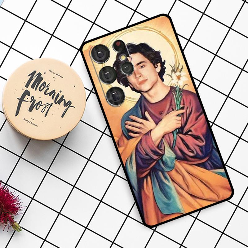 Timothee Chalamet Actor Case For Samsung Galaxy S24 FE S21 S22 S23 S25 Ultra S9 S10 Plus S20 FE S25 FE Phone Cover