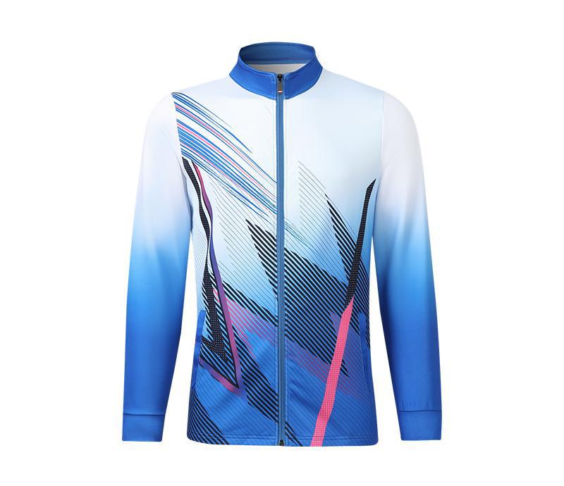 Unisex Long Sleeve Sports Jacket: Badminton, Coaching & Running Training Suit, Sports Event Entrance Wear