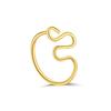 Winding Special-Shaped Nose Ring Music Note Love Shape Design Gold Special-Shaped Niche Nose Ring Ear Cartilage Clip