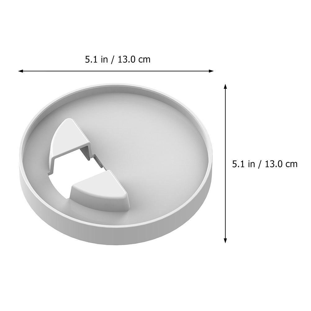 Premium Tabletop Speaker Stand Plastic Desktop Holder with Cable Organizer Space Compatible 10 Exquisite Workmanship