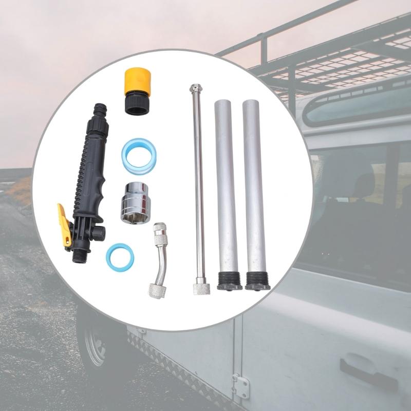 Replacement Water Heater Anode Rod Flush Wand Set 9.25"Lx3/4"NPT Thread Magnesium Rod with Wrench Remover Tools