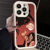 Phone Case for iPhone 17 Air 16E 15 16 Pro Max Gothic Vampire Scarlet Art Cover 14 Plus 13 12 Mini Soft Shell Silicone Fundas