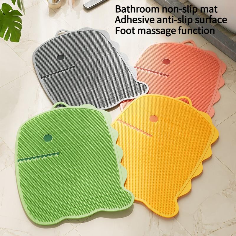 1PC Little Dinosaur Foot Rubbing Massage Artifact To Remove Dead Skin Artifact Bathroom Bath Mat Foot Stepping Foot Rubbing Foot Non-slip Floor Mat