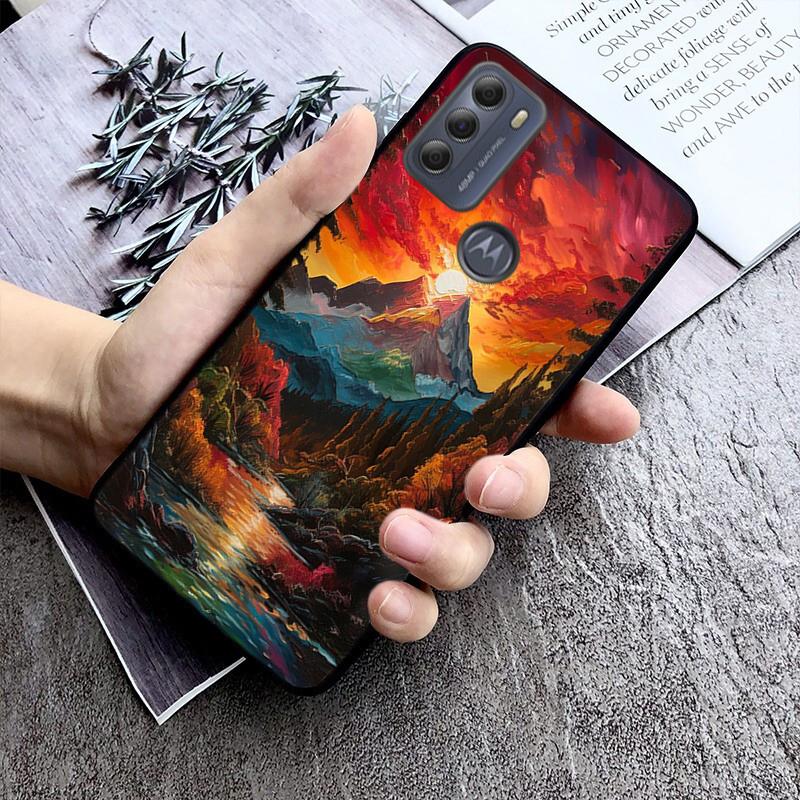 

Чехол для телефона Landscape Forest Cloud для Moto G84 G22 G32 G42 G52 G62 G53 G72 G60 G60S G100 G10 G20 G30 G13 G50 G 5G G Pure Moto G32