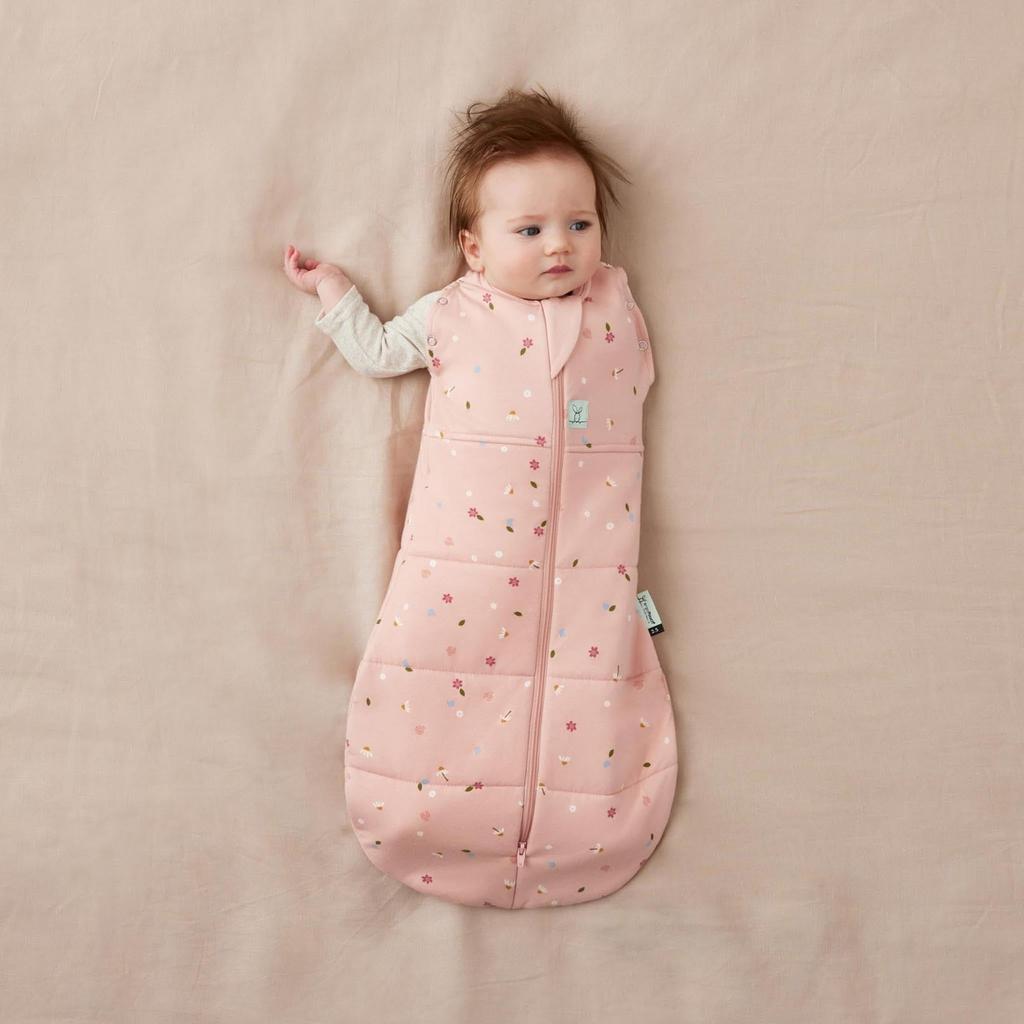 ergoPouch Cocoon Swaddle Bag [Authentic] Swaddle, 2.5TOG, 0-3M, Daisy