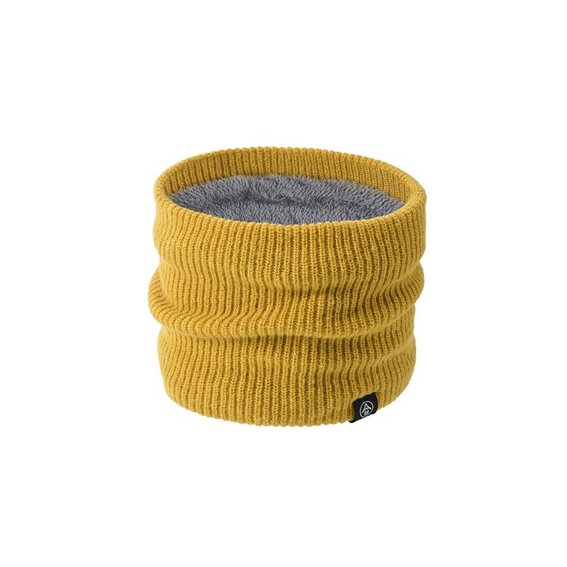 1 Stück Unisex Herbst/Winter Fleecegefütterter Verdickter Nackenwärmer für Outdoor-Radfahren - Trendiger und Schlichter Gestrickter Nackenschutz