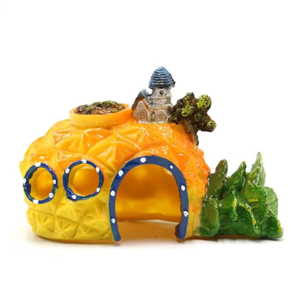 

Resin Fish Tank Decor Figures Simulation Mushroom Conch House Fish Shrimp Hiding Cave Shelter Aquarium Landscaping Decor Accesso