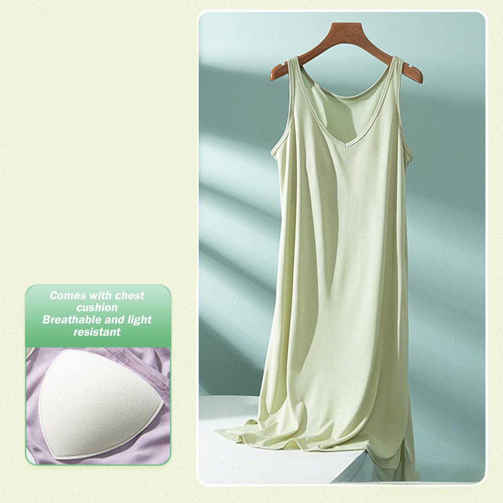 Women's Summer Dress Loose Beach Vacation Casual Deep V Neck Vest Dress Elegant Shirt Dress