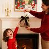 Weihnachtsglocken Holz Sanfter Klang Dekoration Rustikale Weihnachtsglocken Für Familie Freunde Zuhause Feiertag Innen Außen Ast Wand