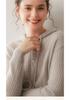 Lekasha Women's Cashmere Ribbed Hooded Knit Sweater - Versatile Outdoor or Base Layer Hoodie