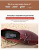 2025 Spring Slip-On Leather Flats for Middle-Aged Women
