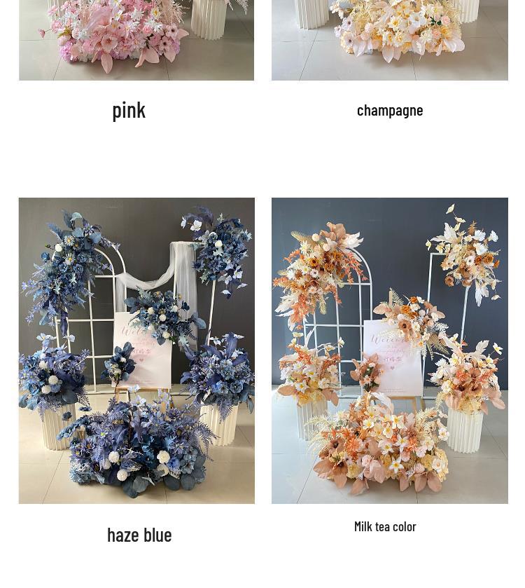 Artificial Wedding Venue Floral Decor for Aisle, Stage, and Reception