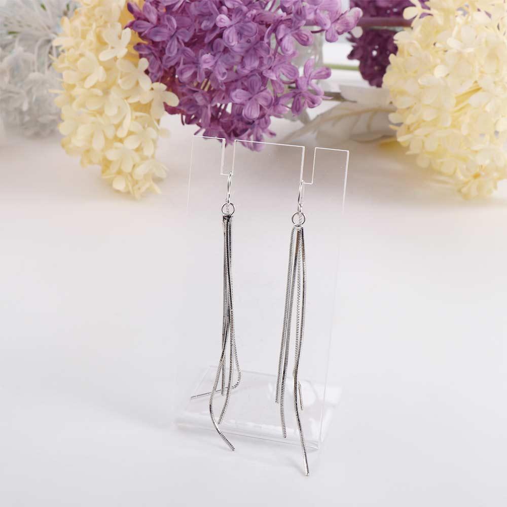 Display For Girls Jewelry Organizer Ornaments Women Jewelry Holder Transparent Earring Display Rack