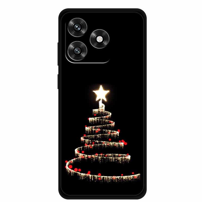Christmas Phone Cases For Honor X5C Plus Soft Silicone Back Cover Christmas Tree for Honor Play10A 4G Protective Case Honor X5C