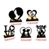 Love Heart  Holder Wedding Candlestick for Table Centerpieces Home Holiday 55KF