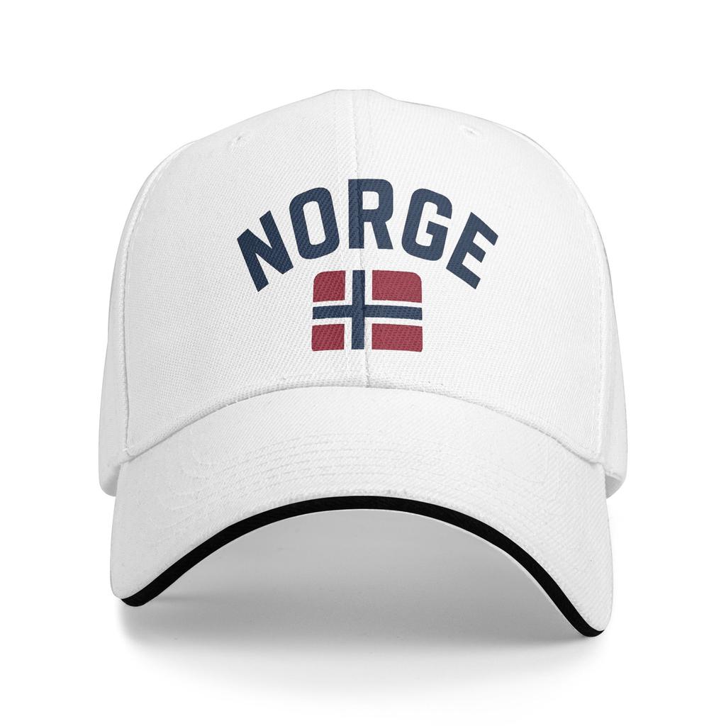 Norsko Norsko Nordický kříž Znak Baseballová čepice Dámská Unisex Truckerka Letní Přiléhavá Retro Běžecká Hippie Sluneční Clona Baseballové Čepice