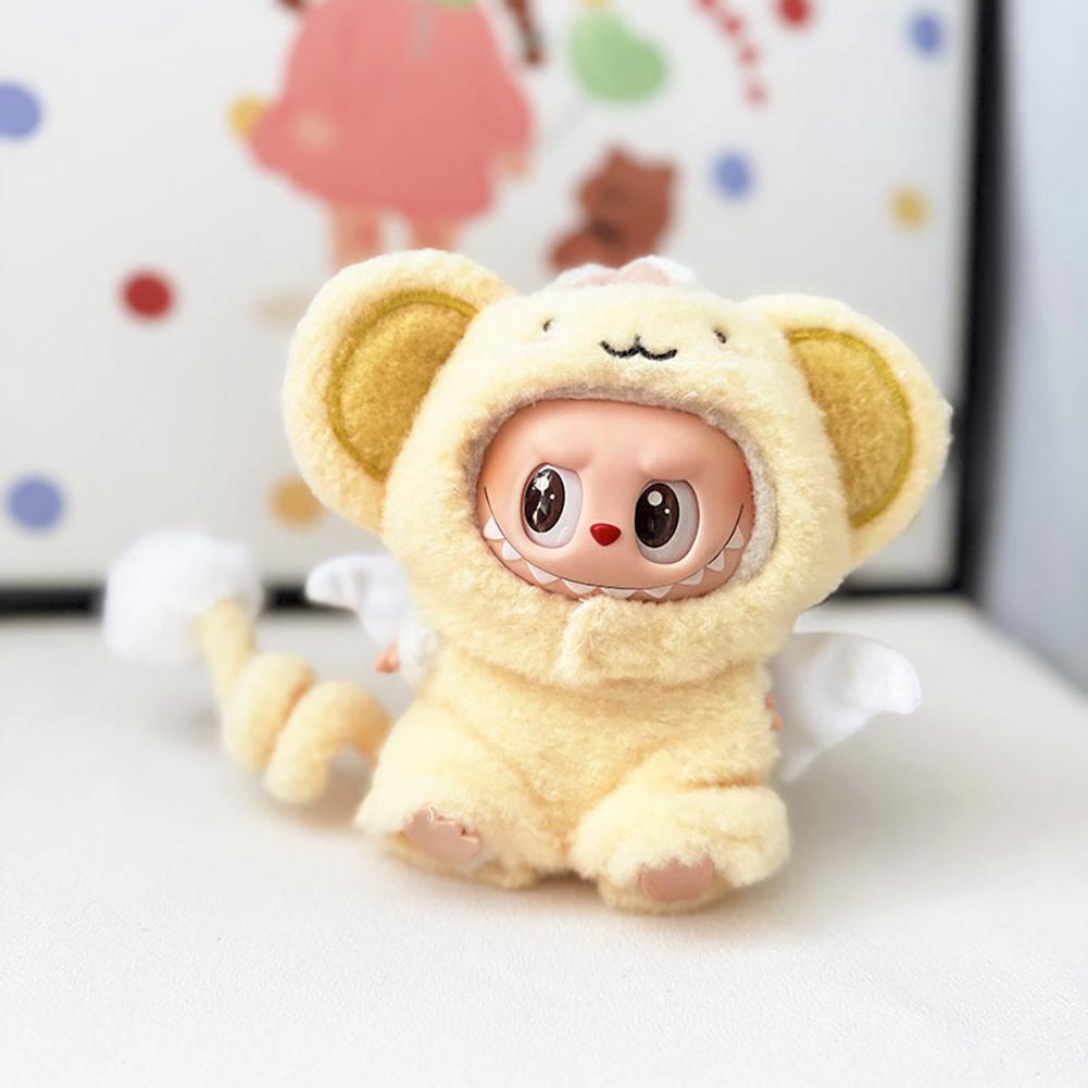 

Для 17см Куклы Лабубу Одежда Модная Одежда Комбинезон Одежда для Куклы Сочетание Цветов Головной Убор Аксессуары для Кукол Милое Украшение Маленькая Одежда 01