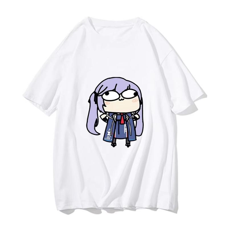 Azur Lane Essex T-Shirts for Men Aesthetic Tops Women Clothing Cartoon Kawaii/Cute Graphic Tshirt Cotton Tees High Quality