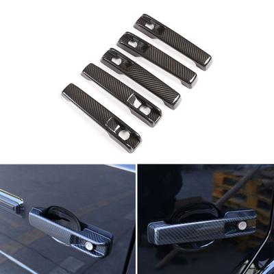 Araba-styling Karbon Fiber Doku Dış Kapı kulp kılıfı Trim Mercedes Benz G Sınıfı W463 W464 G65 G55 G63 G500