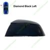 For Tesla Model Y -2026 Juniper Side External Rearview Mirror Carbon Pattern Cover Lower Caps Bottom Shell Frame Replacement