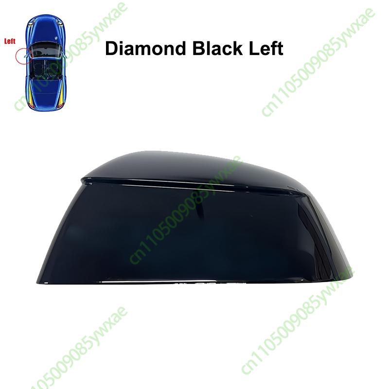 For Tesla Model Y -2026 Juniper Side External Rearview Mirror Carbon Pattern Cover Lower Caps Bottom Shell Frame Replacement