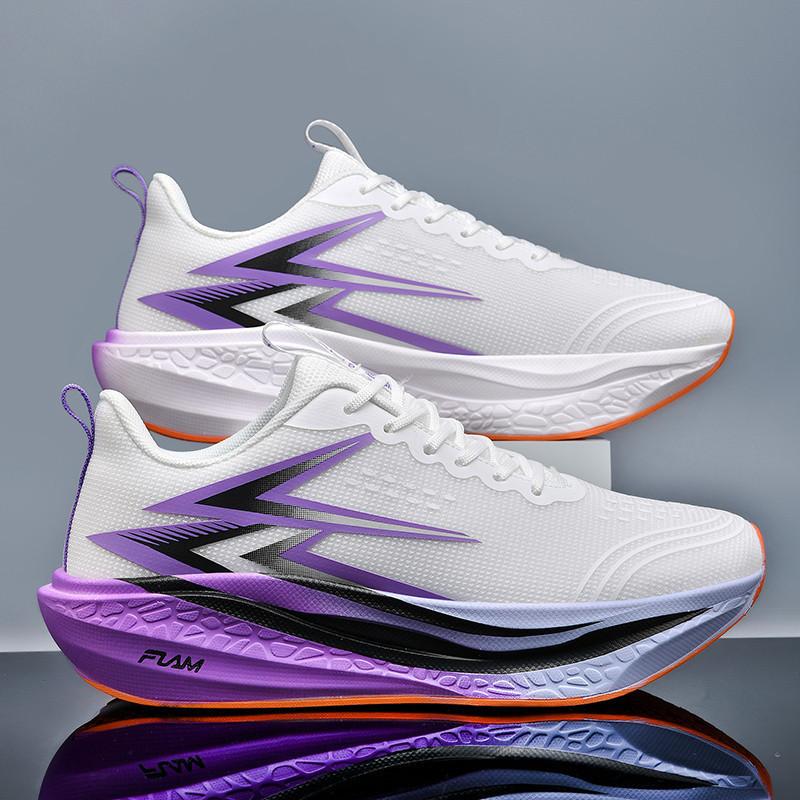 New running shoes large size flying carbon board marathon racing body side training sports shoes running shoes