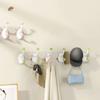 Self Adhesive Clothes Hooks Wall Mounted Sticky Hooks Multi-Purpose Mushroom Hooks  for Kitchen