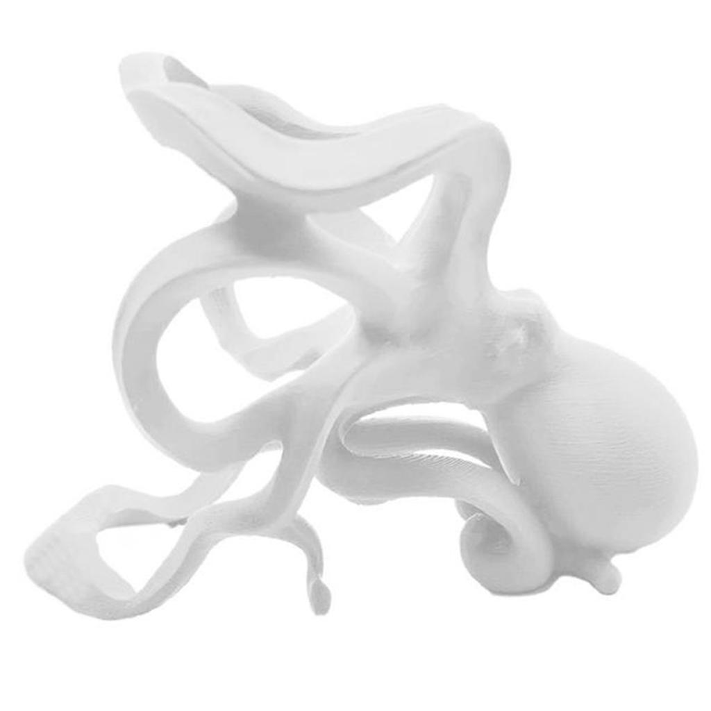 2026 New Wine Bottle Rack Octopus Wine Bottle Storage Rack Freestanding Animal Statue Storage Organizer Desk Decor White