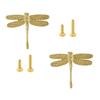 Vintage Dragonflies Cabinet Pull Premium Antique Styles Brasses Drawer Handle for Wardrobes and Drawers