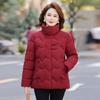 Mom Winter Coat Down Cotton-padded Clothes Middle Elderly Women's Clothing New Fashion Short Thickened Cotton-padded Jacket Warm Cotton-padded Clothes