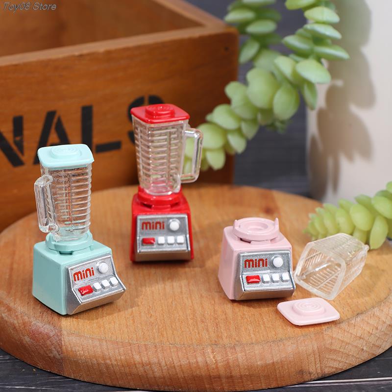 10 Styles Mini Electric Juicer Resin Model Toy Dollhouse Kitchen Furniture Miniature Decor Accessories For Dolls Accessories