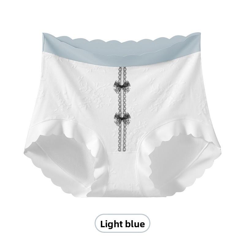 Women Summer New Cotton Anti Bacterial High Waist No Mark Hip Briefs