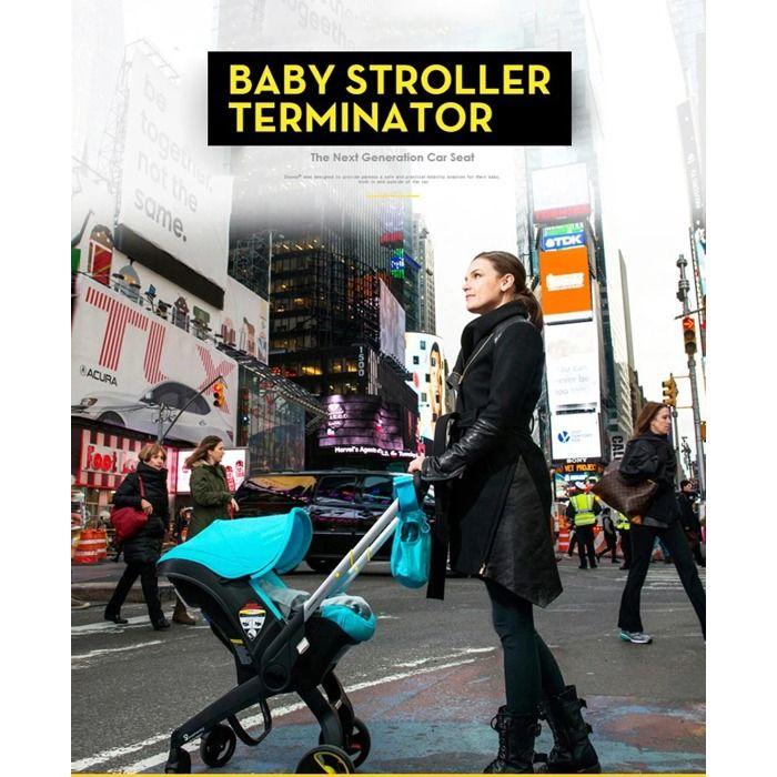 Bazarland30. 4-in-1 Stroller for Newborns, Lightweight and Multifunctional Travel System. Pink.