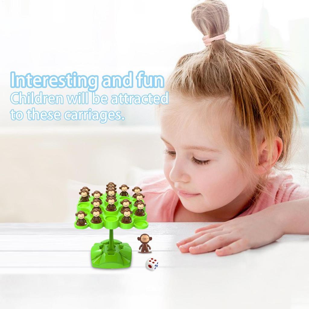 Balancing Monkey Toy Kids Balance Toy Board Monkey Balance Tree Non-Fading Exquisite Balancing Tree Board For Christmas