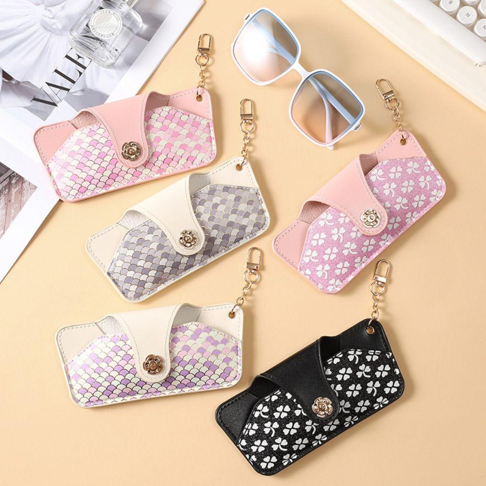 Glasses Holder Eyewear Storage Bag Buckle Glasses Box Fashion Sun Glasses Case  Female