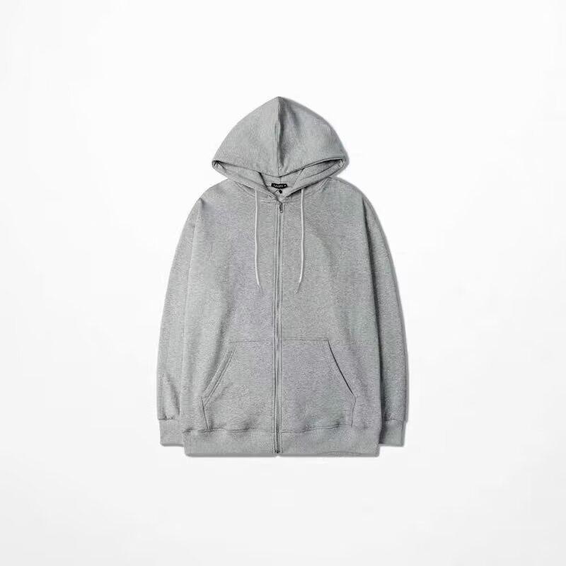 2025 Chic Solid Color Zipper Hoodie: Autumn/Winter Fashion for Couples
