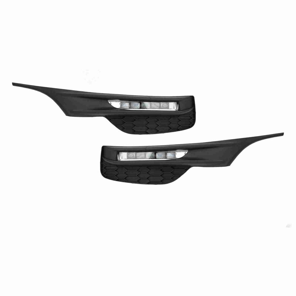 Front Bumper Fog Lights Set 33900T2AA21 with Frame for Accord Sedan 4Dr 2016‑2017