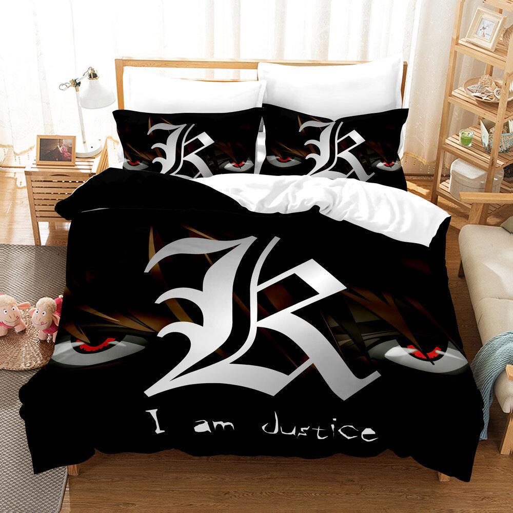 

Cartoon Three-Piece Quilt Set Printing 3D Digital Printing Quilt Set UK 135*200cm
