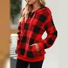 Fashion Women Loose Casual Thin Zipper Hooded Sweatshirt Long Sleeve Top Large Size Jacket