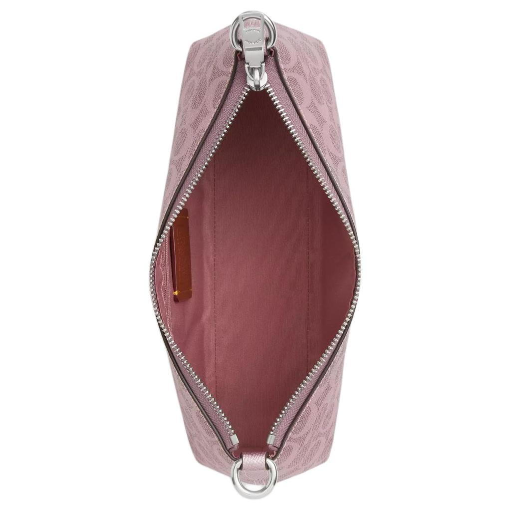 Coach Charlotte Coated Canvas Shoulder Bag Medium Women's Pink CCL40-SVAKG