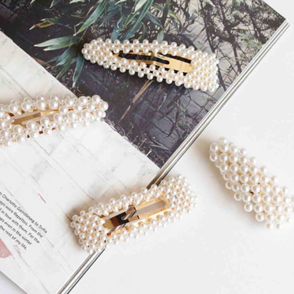Hochzeit Braut Perlen Haarspangen Damen Mädchen Haarspangen Handgemacht Brautjungfer Haarspangen Zubehör
