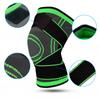 Single Nylon Running Knee Pads with Pressure Strap 3D Knitted for Basketball Climbing Four Seasons Sports