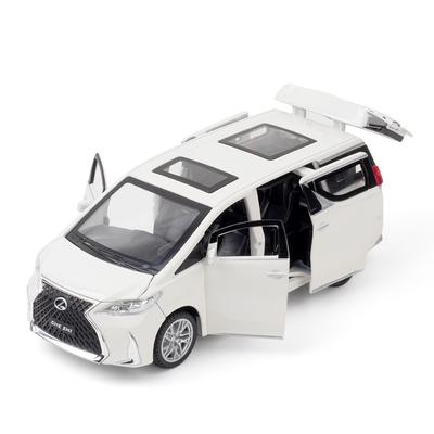 1/32 Scale LM300H Diecast Car Model Toy, Pull Back Toy Vehicle with Sound and Light for Kids Toddler Boys Girls Gift Collection