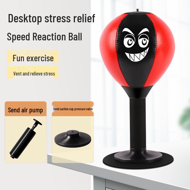 Aibeijian Children's & Adult Desktop Boxing Speed Ball - Decompression and Venting Tool